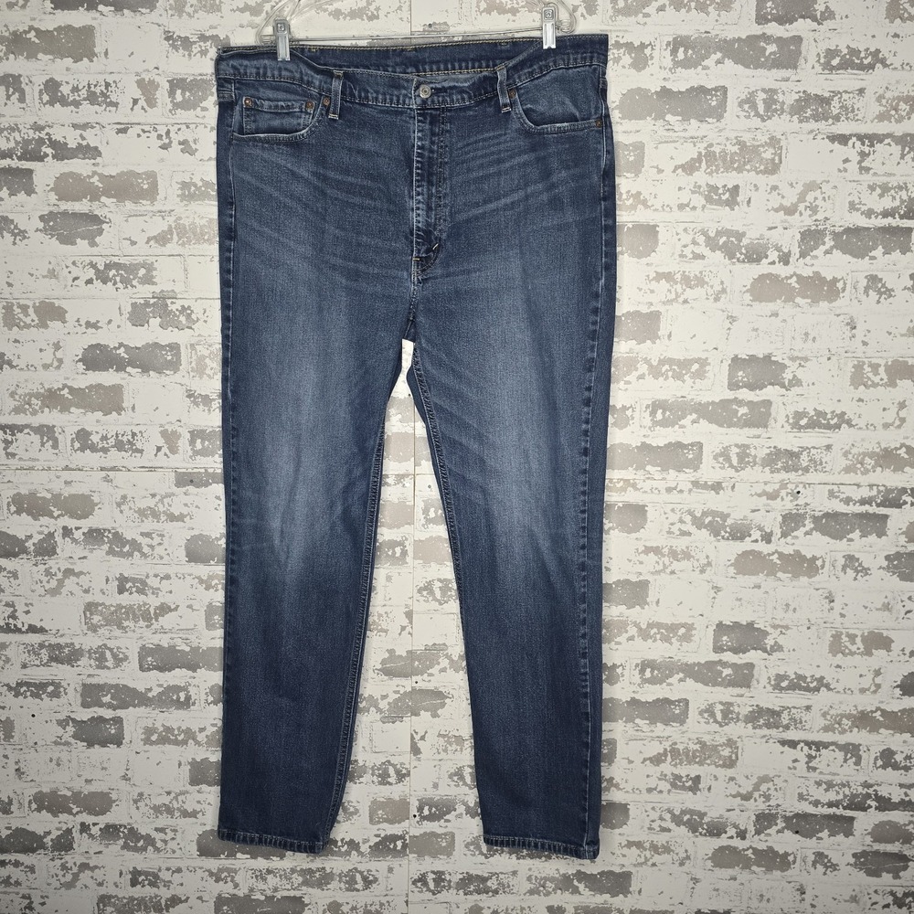 Levis 541 Jeans Mens 40x33 Athletic Fit Tapered Leg Medium Blue Stretch Denim